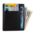 Leather Money Clip with Card Holders